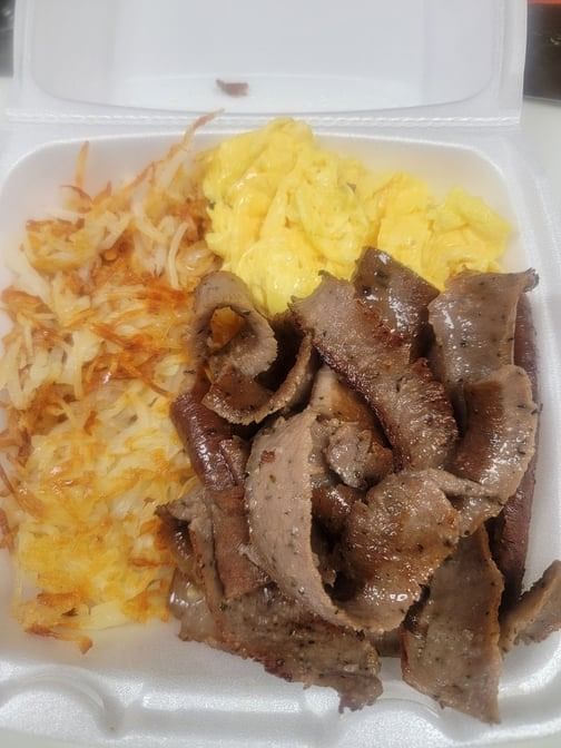 2 Eggs Any Style With Gyros.