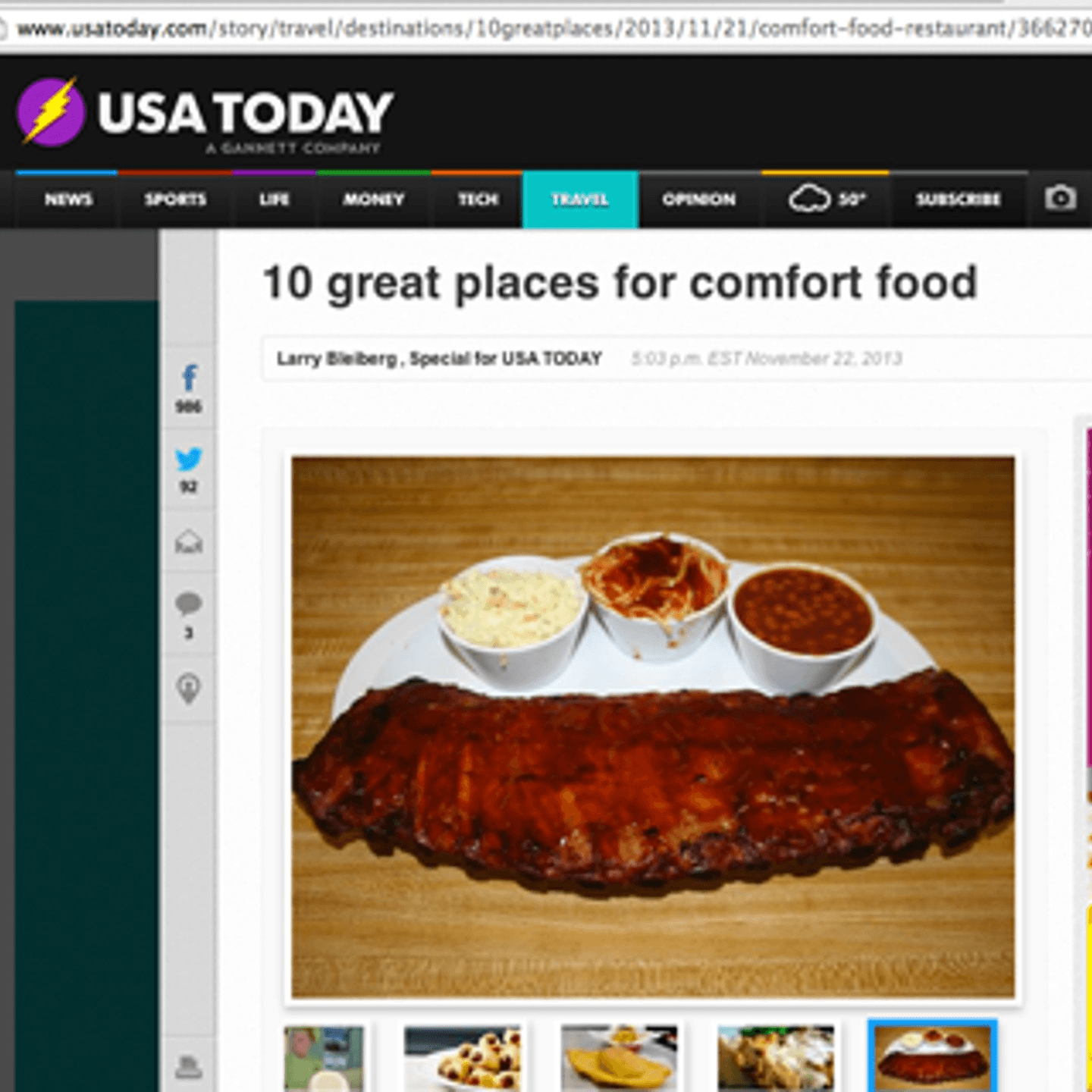 10 Great Places for Comfort Food