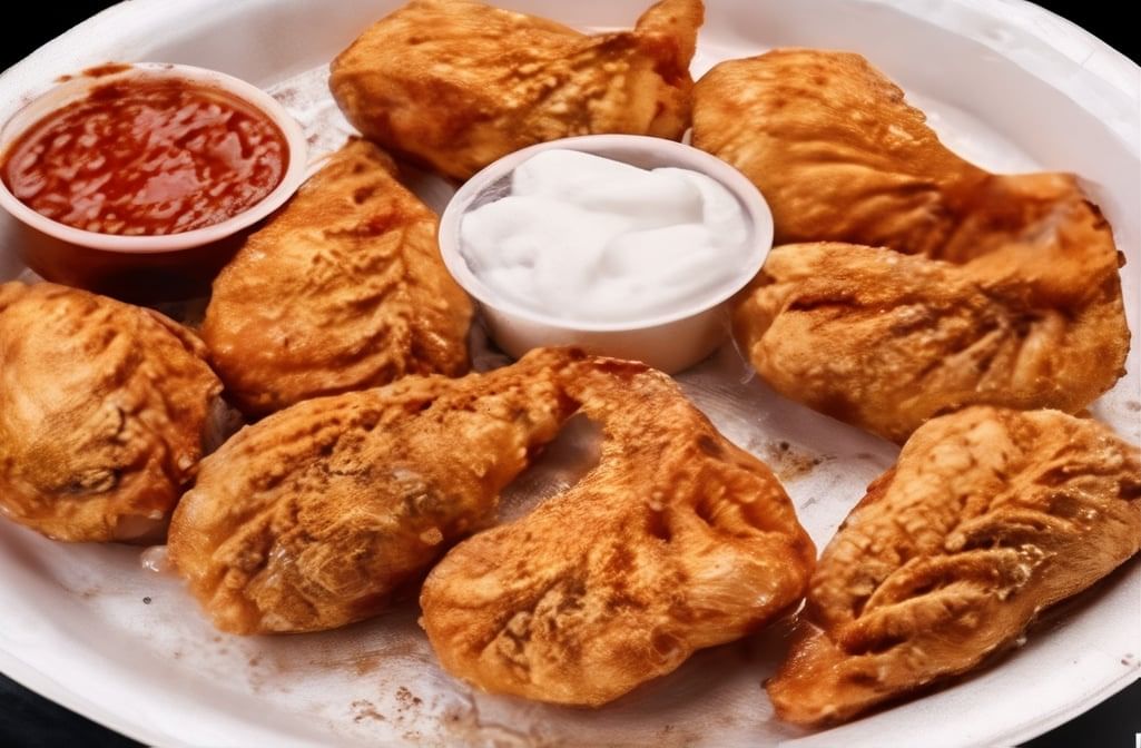 Vegetarian Mo:Mo Fried ( 10 pcs).