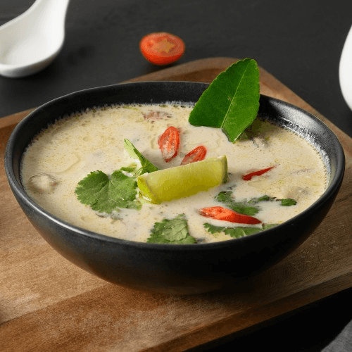 Tom Kha (Thai Hot & Sour Coconut Soup) (Bowl).