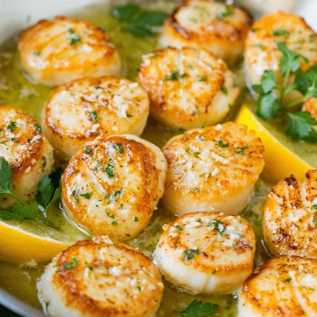 (6) Scallop Dinner w/ 2 Sides.