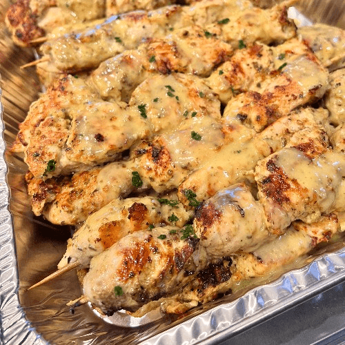Chicken Souvlaki.