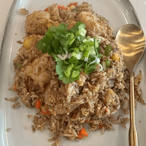 Shrimp Pineapple Fried Rice.
