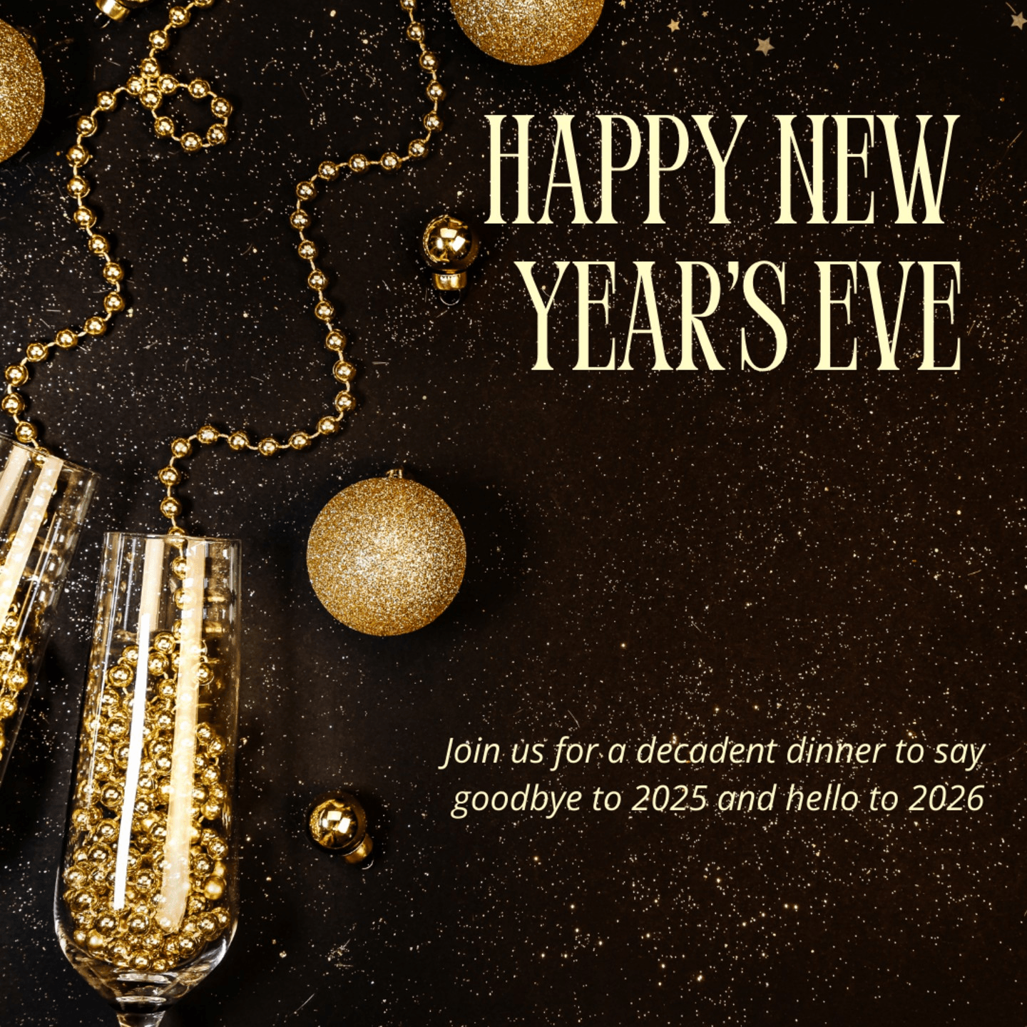 New Year's Eve Dinner