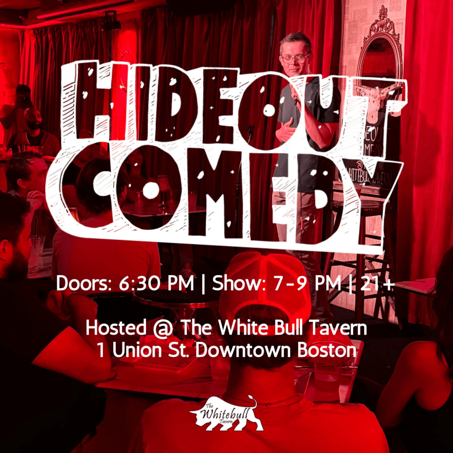 Hideout Comedy - Fridays at The White Bull Tavern!