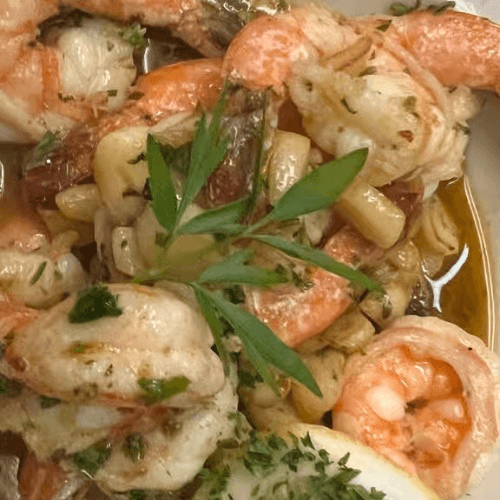 Garlic Shrimp.