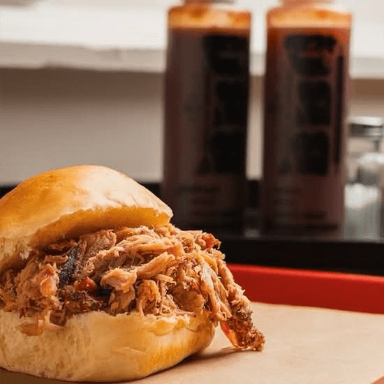 Pulled Pork Sandwich.