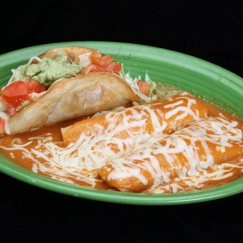 One Taco, Two Enchiladas & One Chalupa.