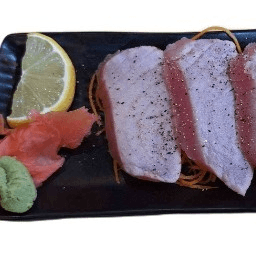 Pepper Tuna Sashimi.