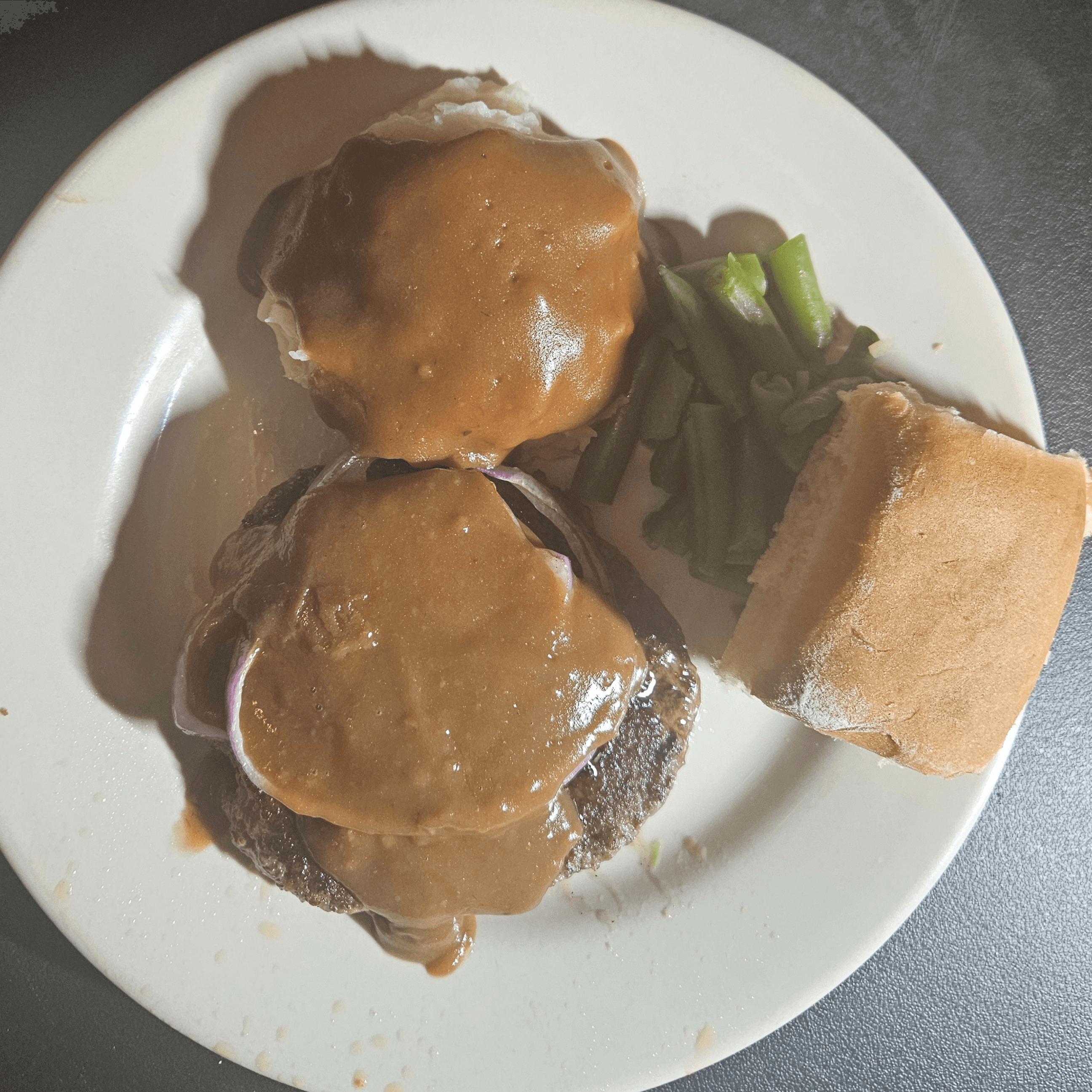 Chopped Steak Plate.