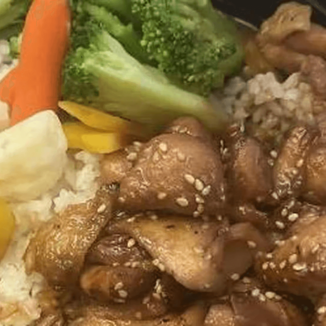 Legend Veggie Chicken Bowl.