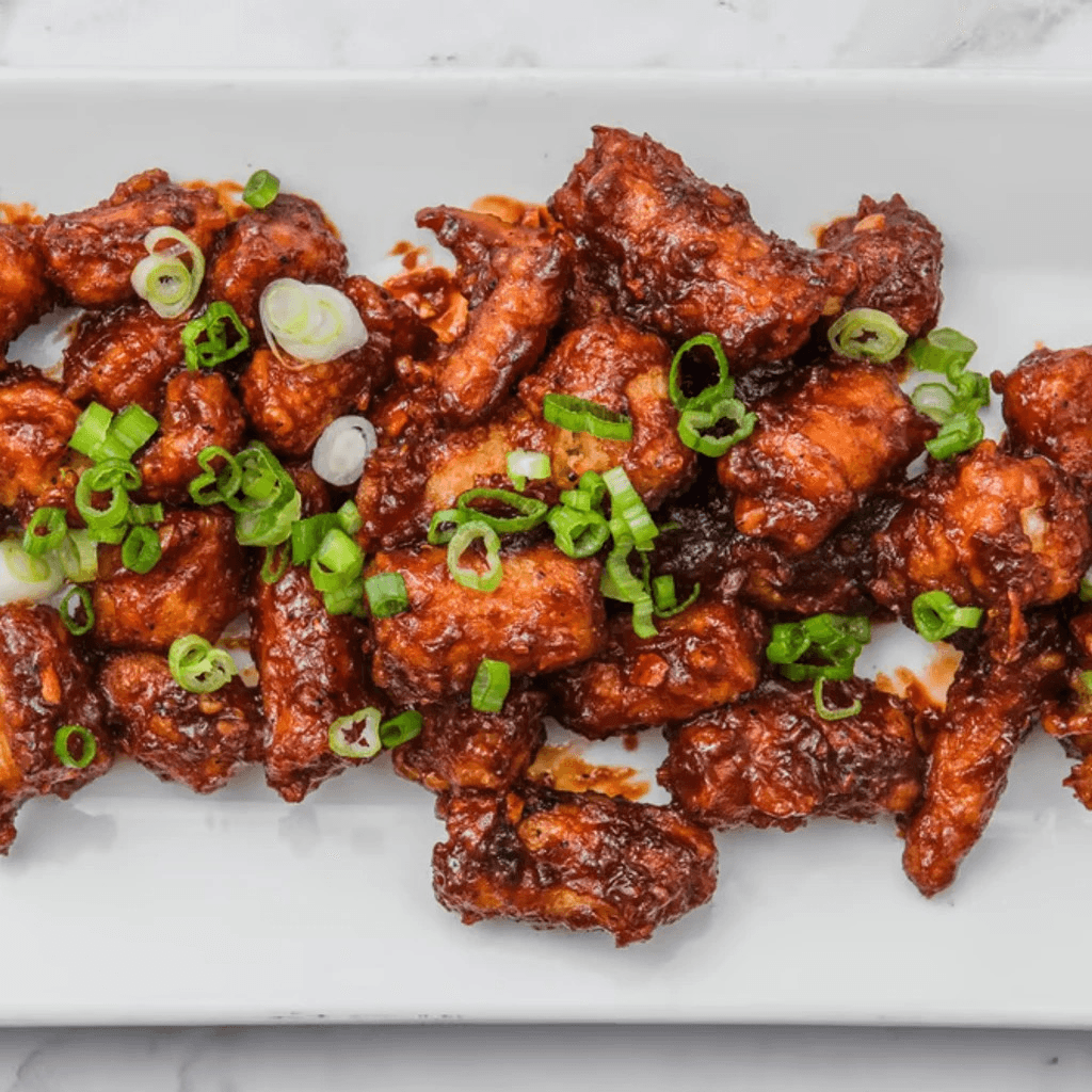 Baby Corn Manchurian.