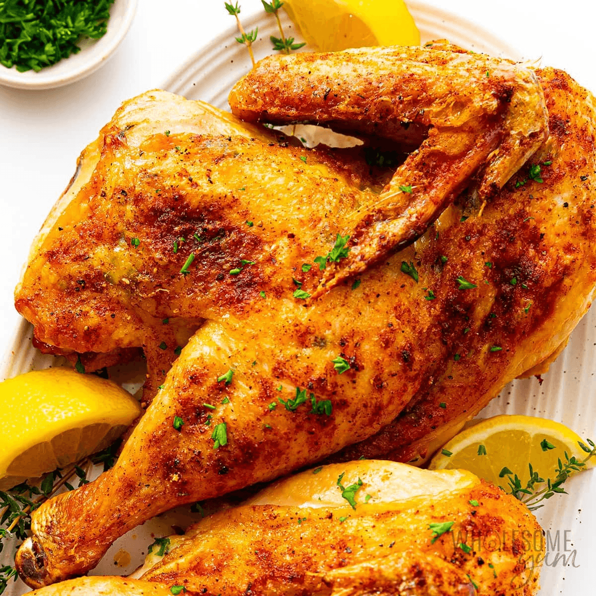 Half-Baked Chicken Dinner.