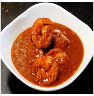 Shrimp Vindaloo.