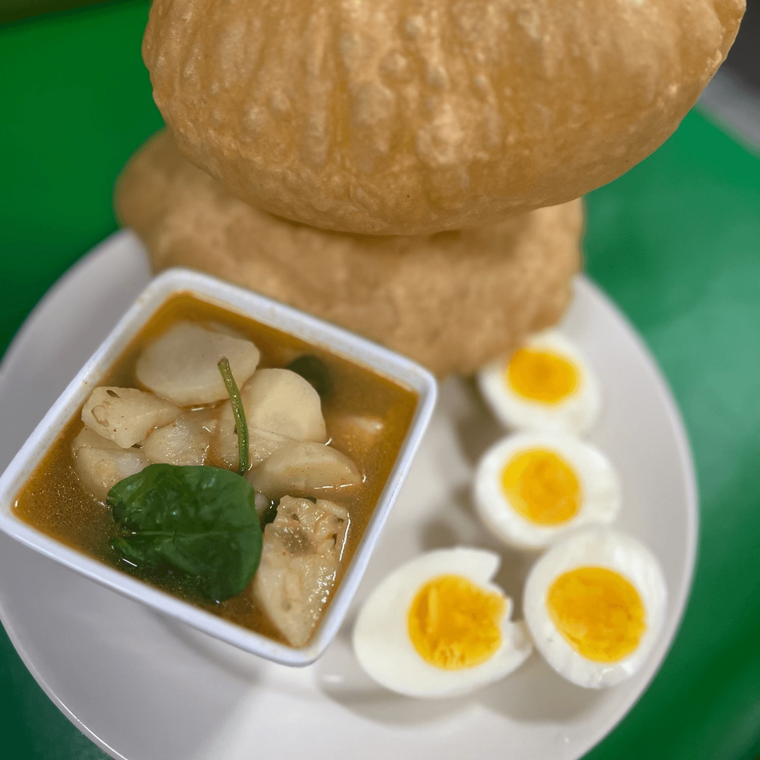 Aloo Masala Poori.