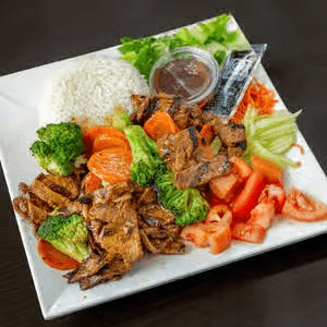 L8. Pork Stir Fry Plate.