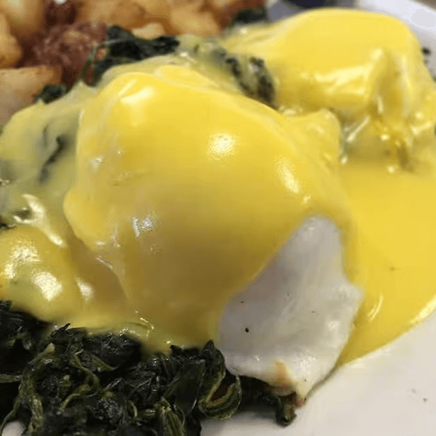 Eggs Florentine.