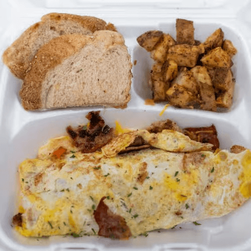 Meat Lover Omelette.