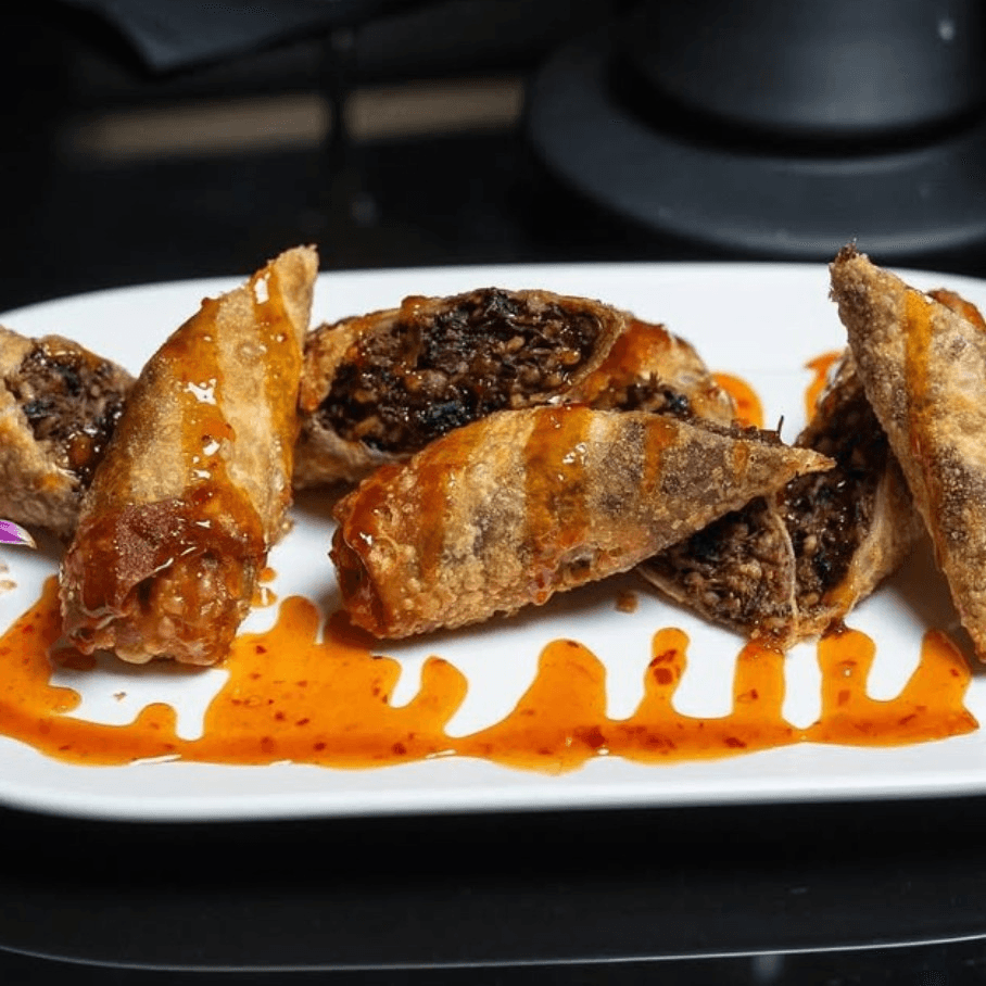 Oxtail Egg Rolls.