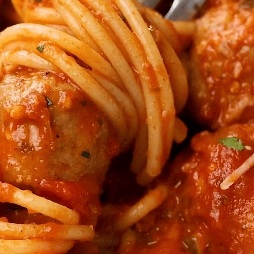 Spaghetti with Sausage.