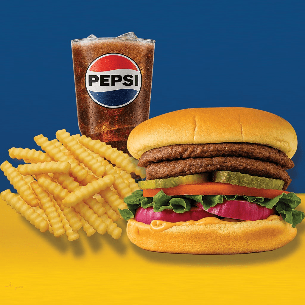 14. Junior Double Burger Combo.