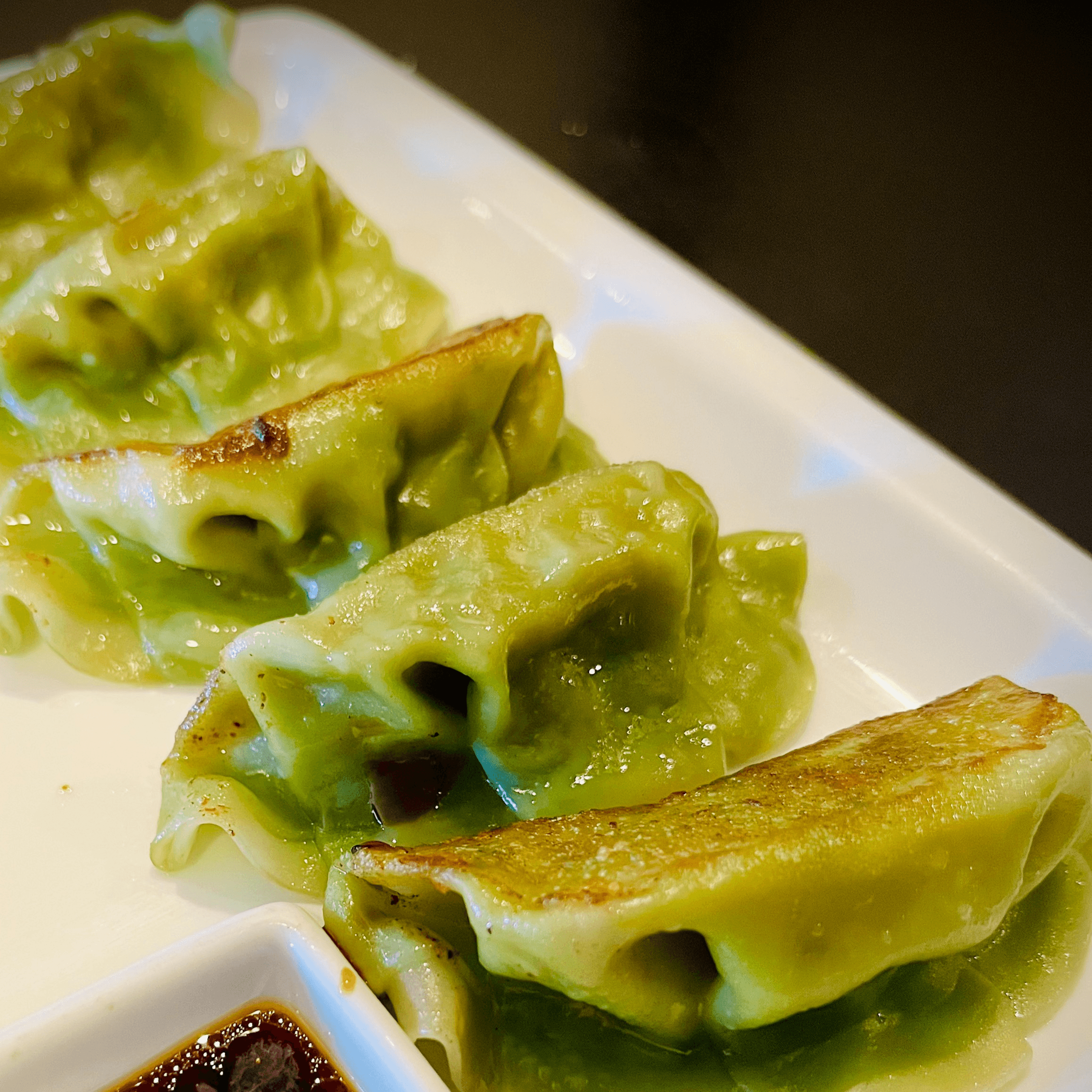 36. Edamame Gyoza.