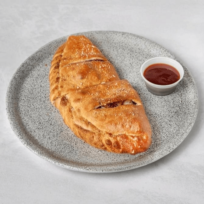 BBQ Chicken Calzone.