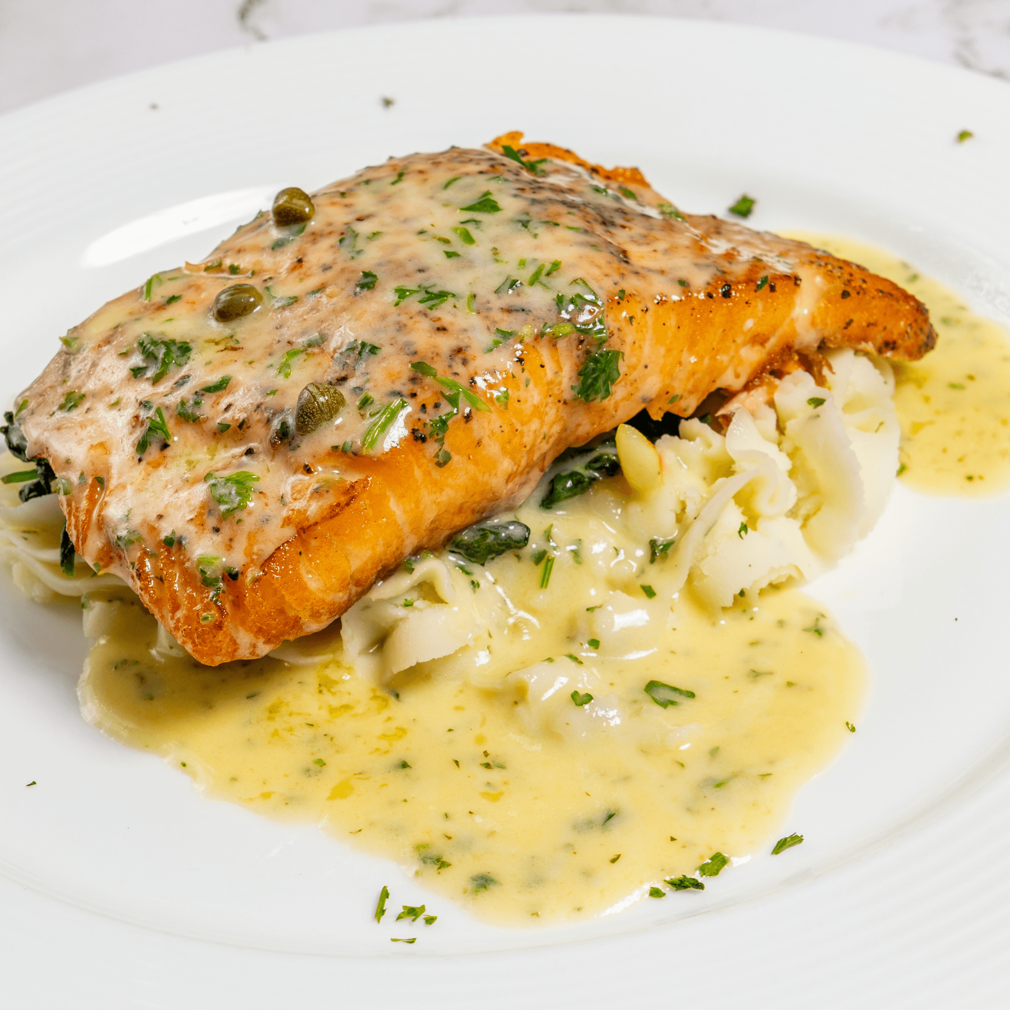 Filetto di Salmone al Limone.