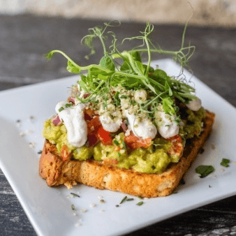 Avocado (zesty) toast.