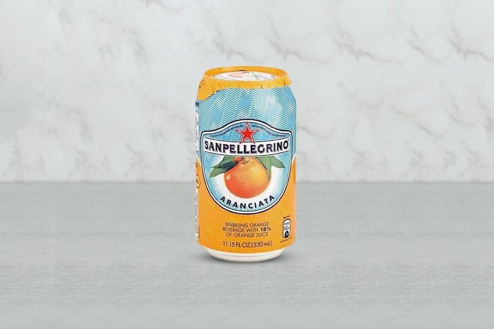 Orange San Pellegrino.