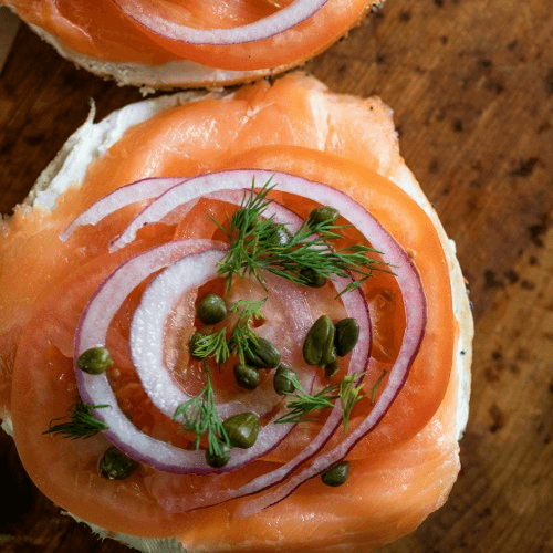 Lox Sandwich.