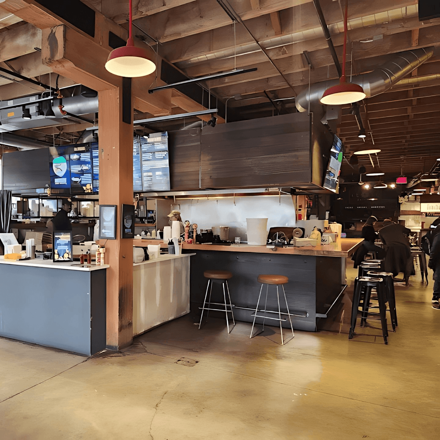 The middle of the action