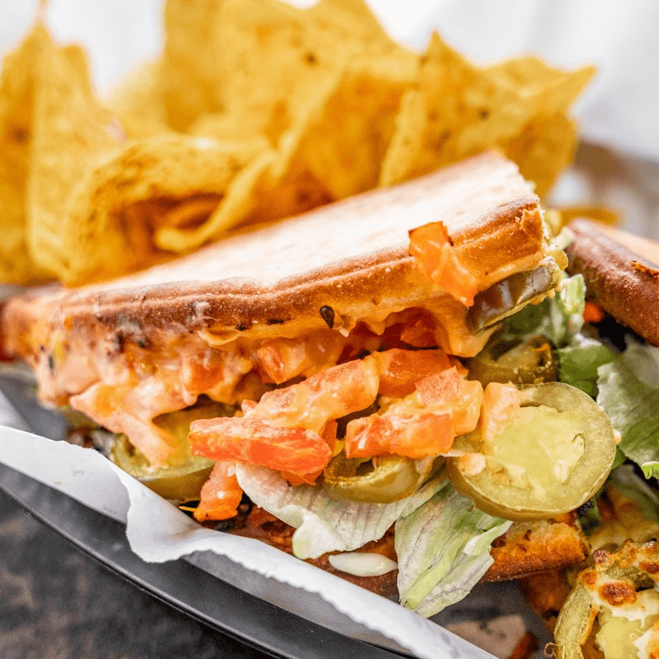 Bacon Jalapeno Popper Sandwich.