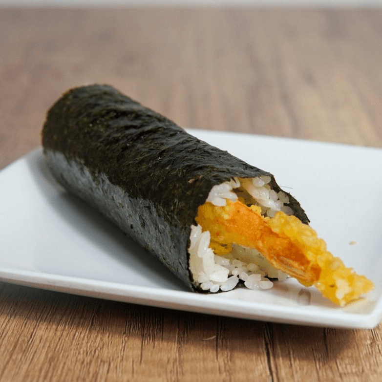 Shrimp Tempura Handroll　海老天ハンドロール.
