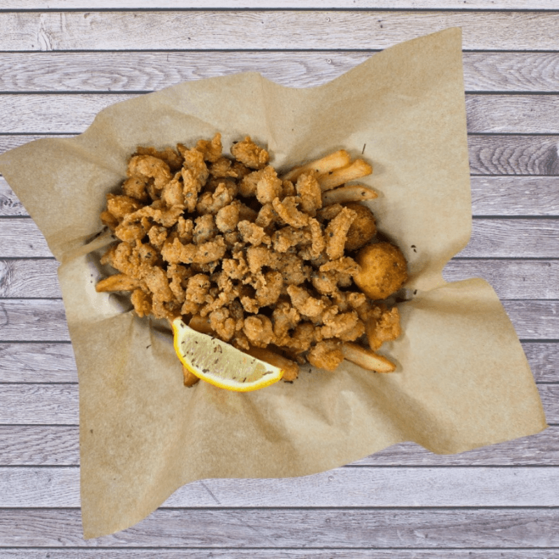 Crawfish Tails Basket.