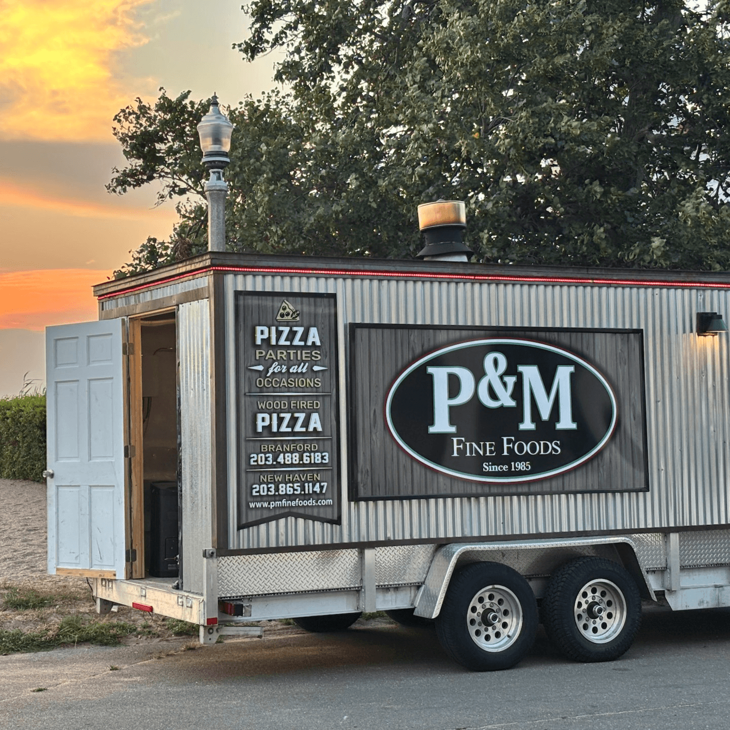 Book the P&M Fine Foods Pizza Truck