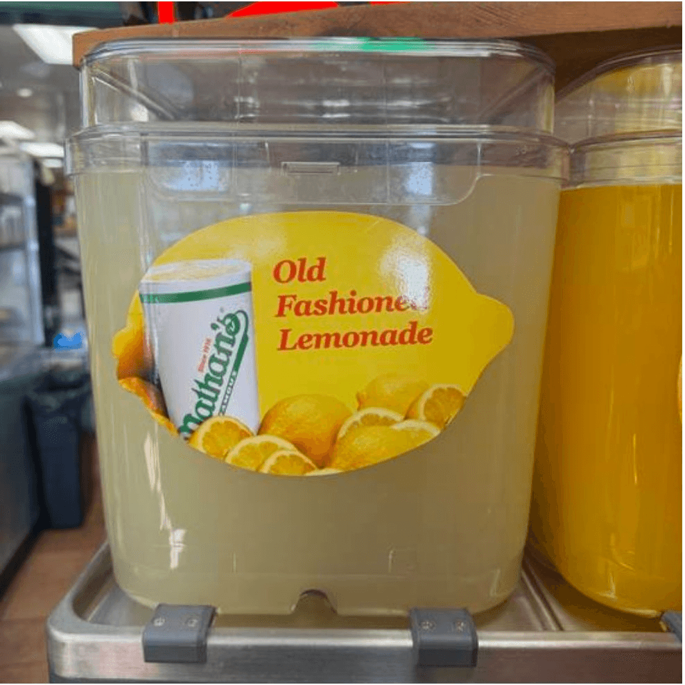 Nathan's Lemonade.