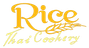 Rice Thai Cookery