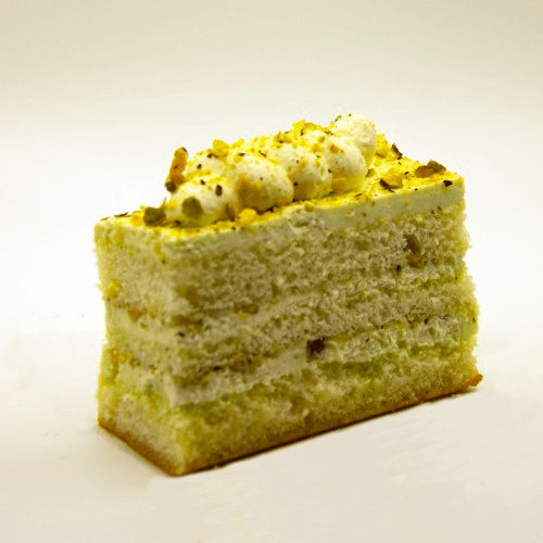 PISTACHIO CAKE SLICE