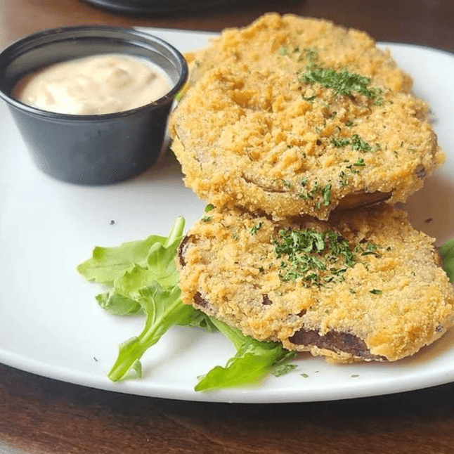 Louisiana Style Cajun Fried Green Tomatoes.