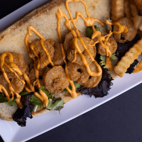 SHRIMP PO' BOY.