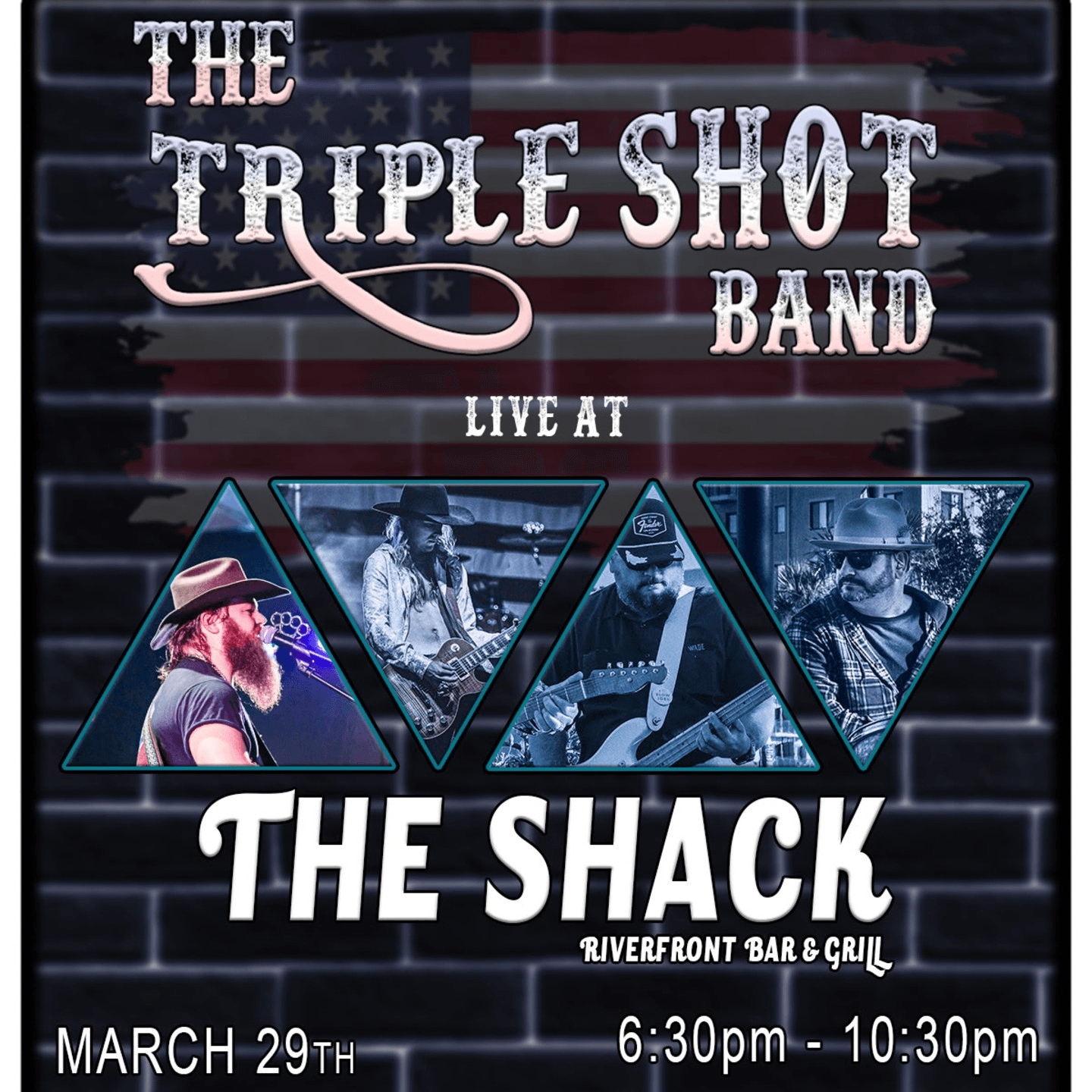 Triple Shot  3/29 6:30-10:30