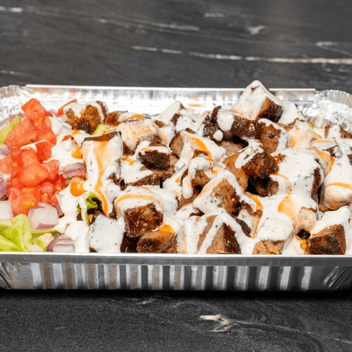 Combo Lamb Over rice.