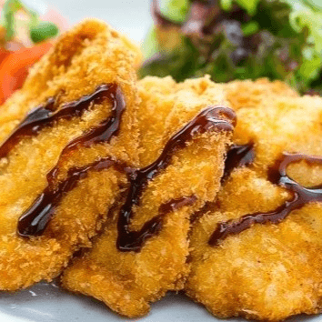 Chicken Katsu (L).