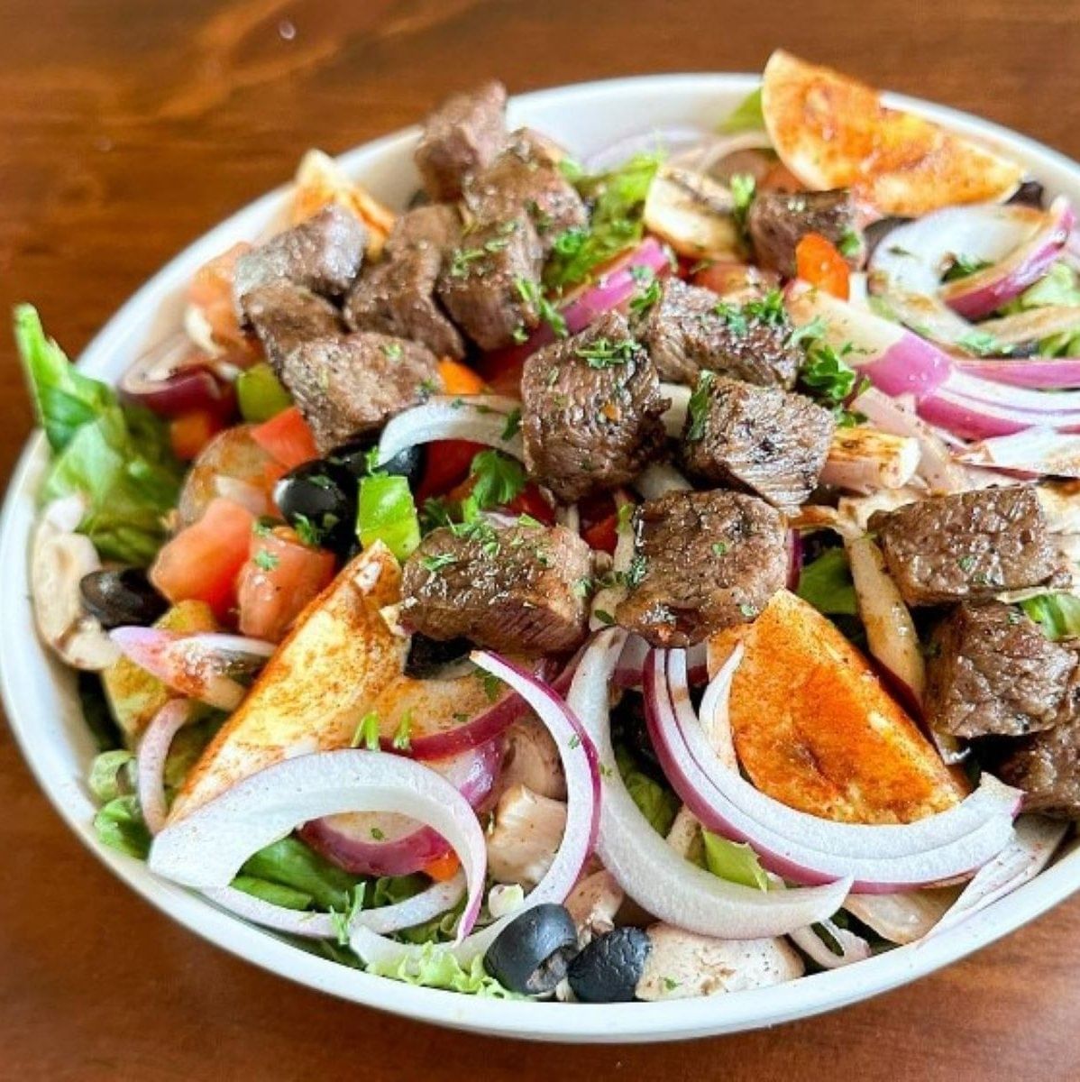 Steak Salad.