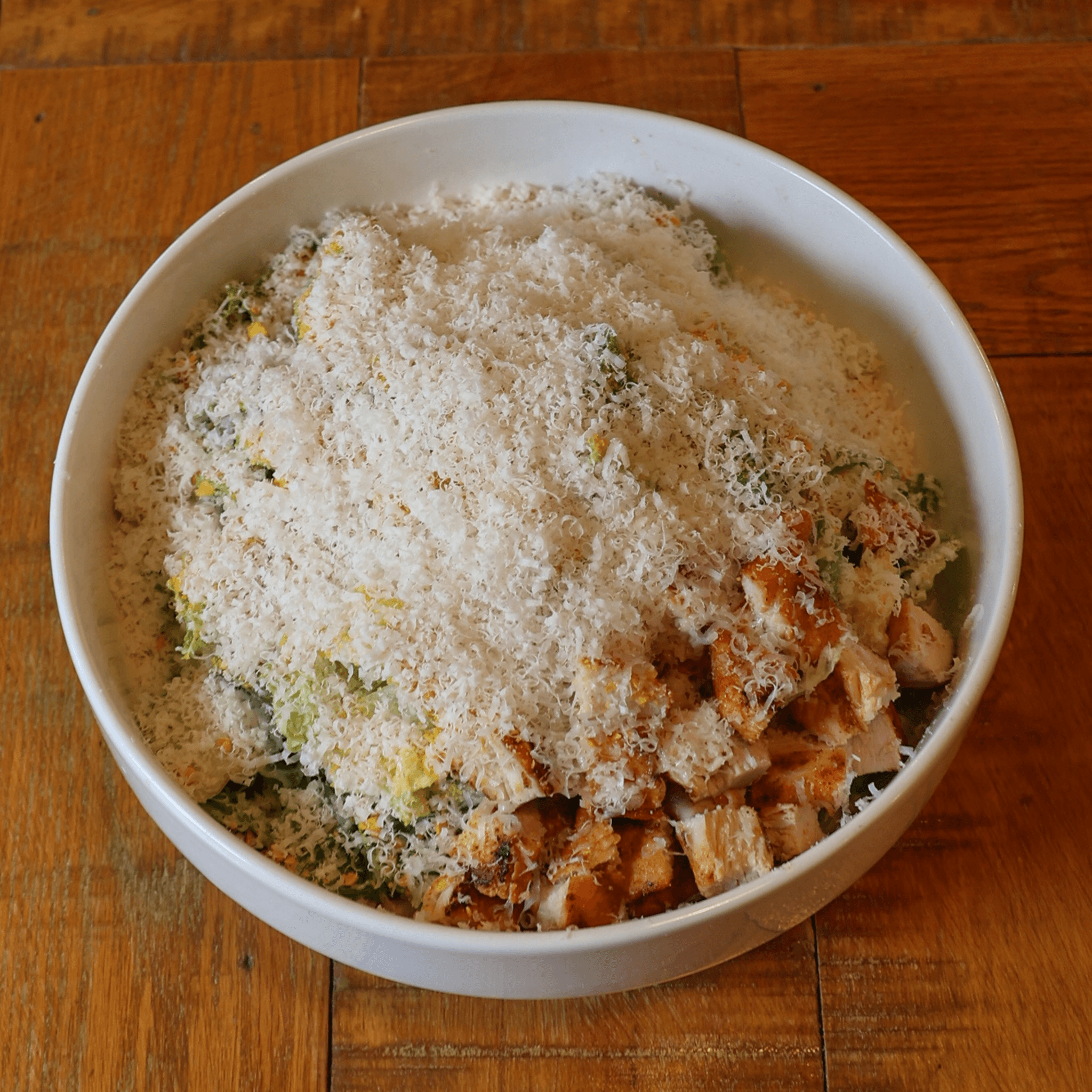 Chicken Caesar Salad.