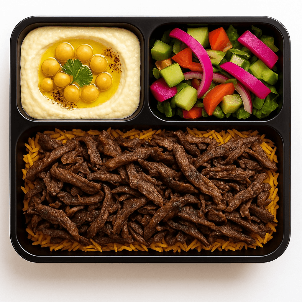 Beef Shawarma Plate.