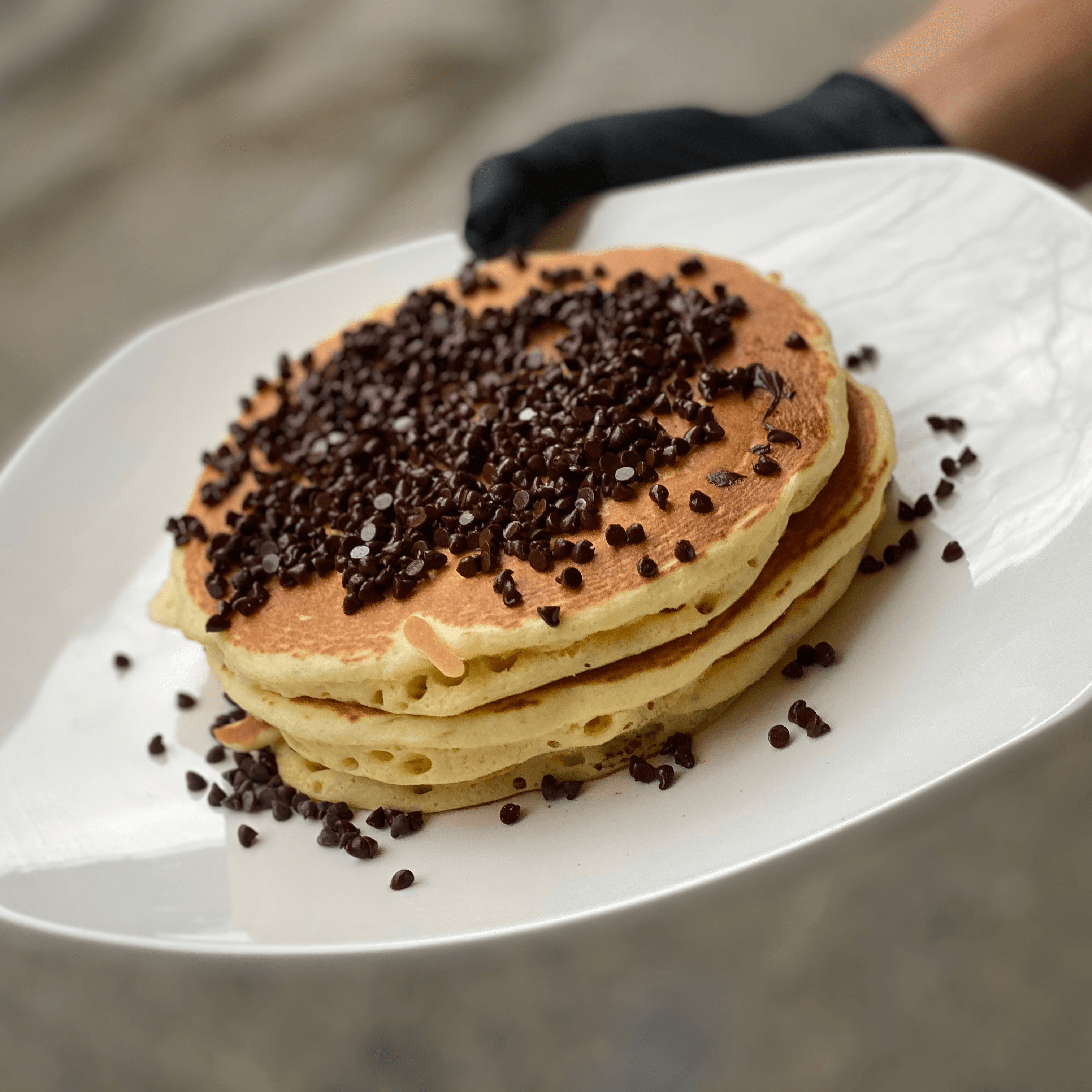 Chocolate Chip Pancakes.