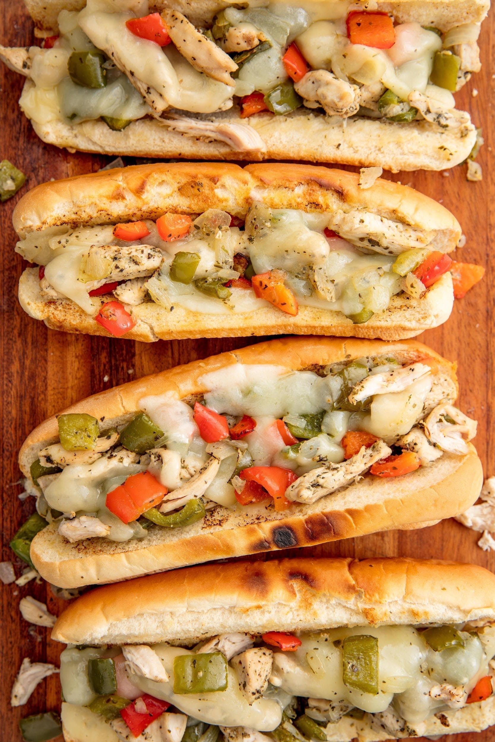Pesto Chicken Cheese Steak.