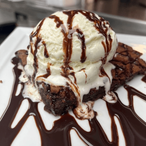 Brownie A La Mode.
